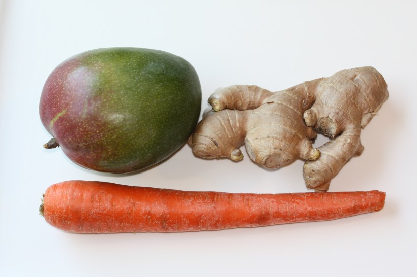 imbir, mango, marchewka