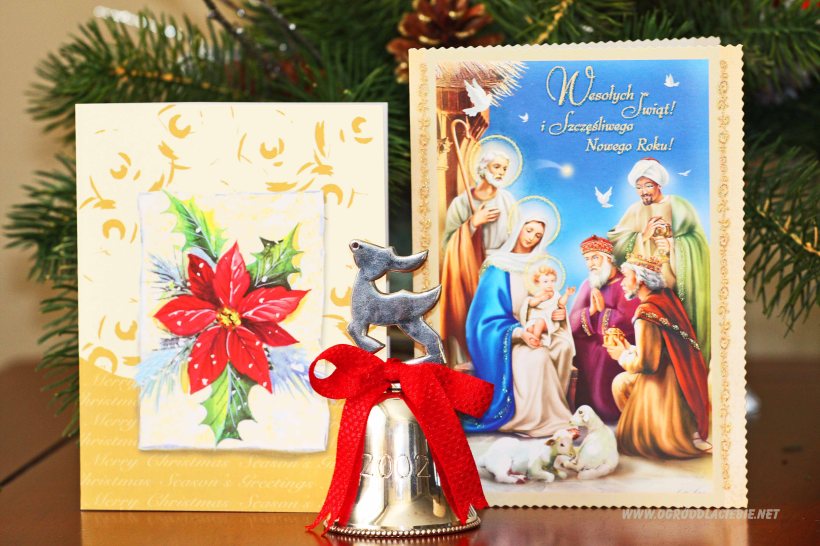 karty świąteczne, dekoracje bożonarodzeniowe