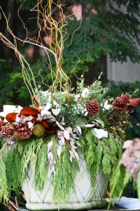 zimowa dekoracja do ogrodu