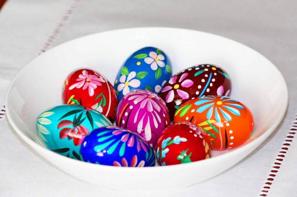 ręcznie malowane jajka